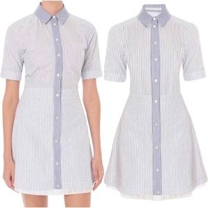 Veronica Beard Ginger Shirt Dress in Stripes 6